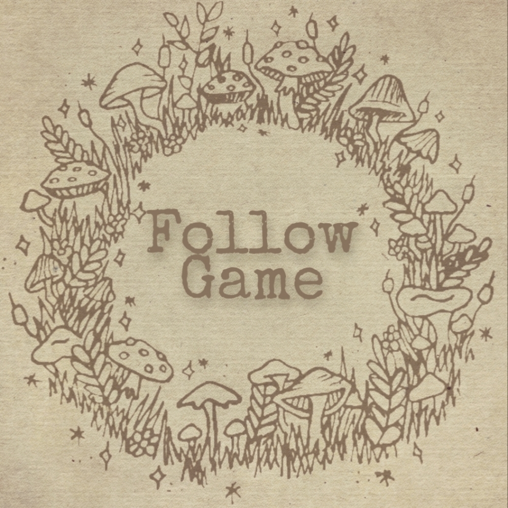 My First Follow Game! 🕰🐈‍⬛🍄🍂